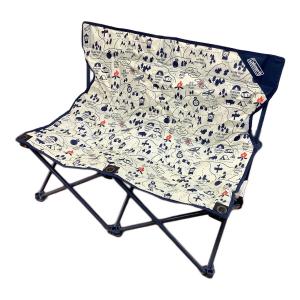 Coleman (コールマン) アウトドアチェアダブル 2000033438 ネイビー×ベージュ