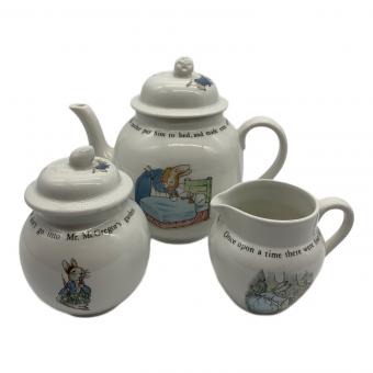 Wedgwood (ウェッジウッド) ティーポットセット 3Pセット（ティーポット＆クリーマー＆シュガーポット)
