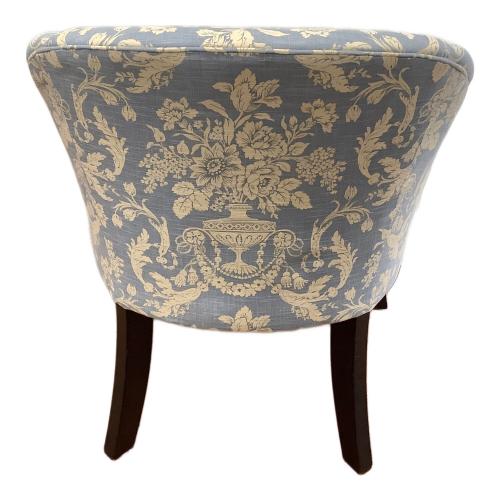 Lloyd's Antiques (ロイズアンティークス) クラブチェア グレー×ベージュ 314 1人掛け ファブリック