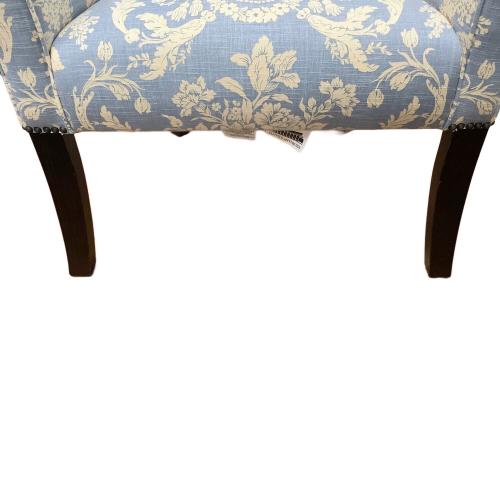 Lloyd's Antiques (ロイズアンティークス) クラブチェア グレー×ベージュ 314 1人掛け ファブリック