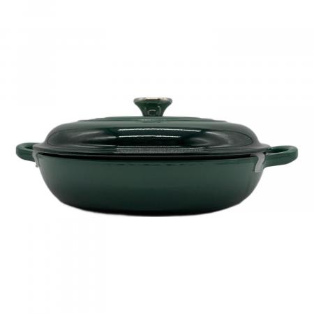 ル・クルーゼ　ビュッフェキャセロール　　　26㎝　グリーン LE CREUSET (ルクルーゼ) ビュッフェキャセロール26cm グリーン