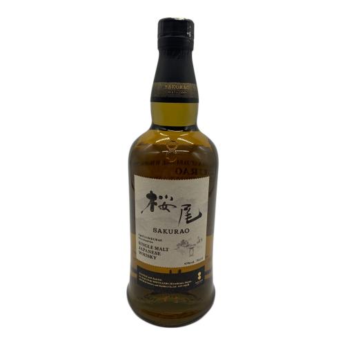 株式会社サクラオブルワリー (サクラオブルワリー) ウィスキー 700ml 桜尾 未開封