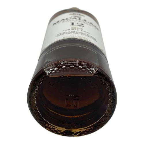 サントリー ウィスキー ダブルカスク 700ml マッカラン 12年 未開封