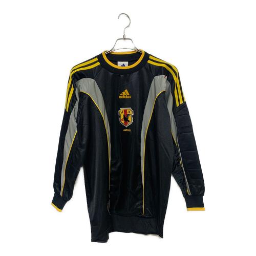 adidas (アディダス) トレーニングウェア メンズ SIZE L ブラック×イエロー 日本代表ゴールキーパーユニフォーム R0580