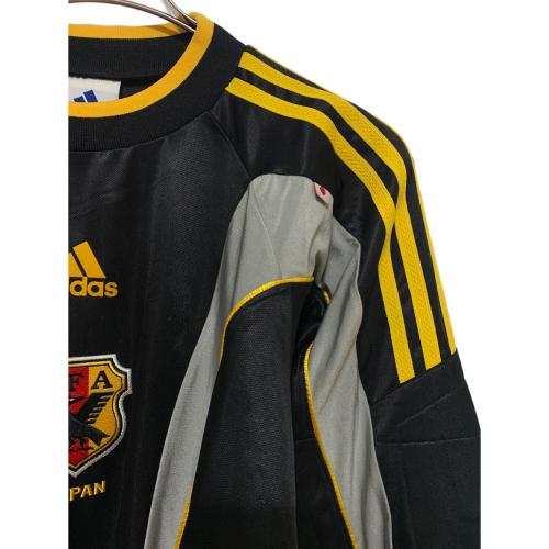 adidas (アディダス) トレーニングウェア メンズ SIZE L ブラック×イエロー 日本代表ゴールキーパーユニフォーム R0580
