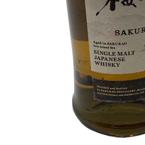 株式会社サクラオブルワリー ウィスキー 700ml 桜尾 未開封