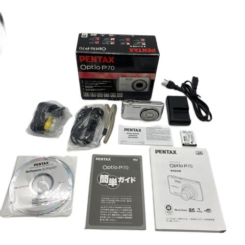 PENTAX (ペンタックス) デジタルカメラ OptioP70 光学4倍ズーム 1200万画素 専用電池 -