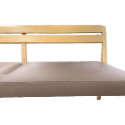 karimoku (カリモク) 2人掛けソファー ナチュラル×ブラウン