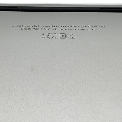 Apple (アップル) MacBook Pro 2018 A1989 13インチ Mac OS i5 メモリ:8GB 256GB Iris Plus Graphics 655 1536 MB -