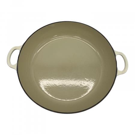 LE CREUSET (ルクルーゼ) ビュッフェキャセロール 両手鍋 アイボリー