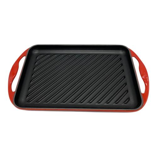 LE CREUSET (ルクルーゼ) グリルプレート レッド