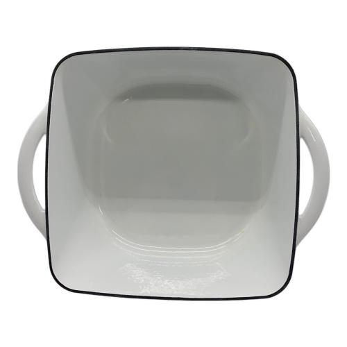 CHASSEUR (シャスール) 両手鍋 ホワイト 24cm 5.5L カロンド