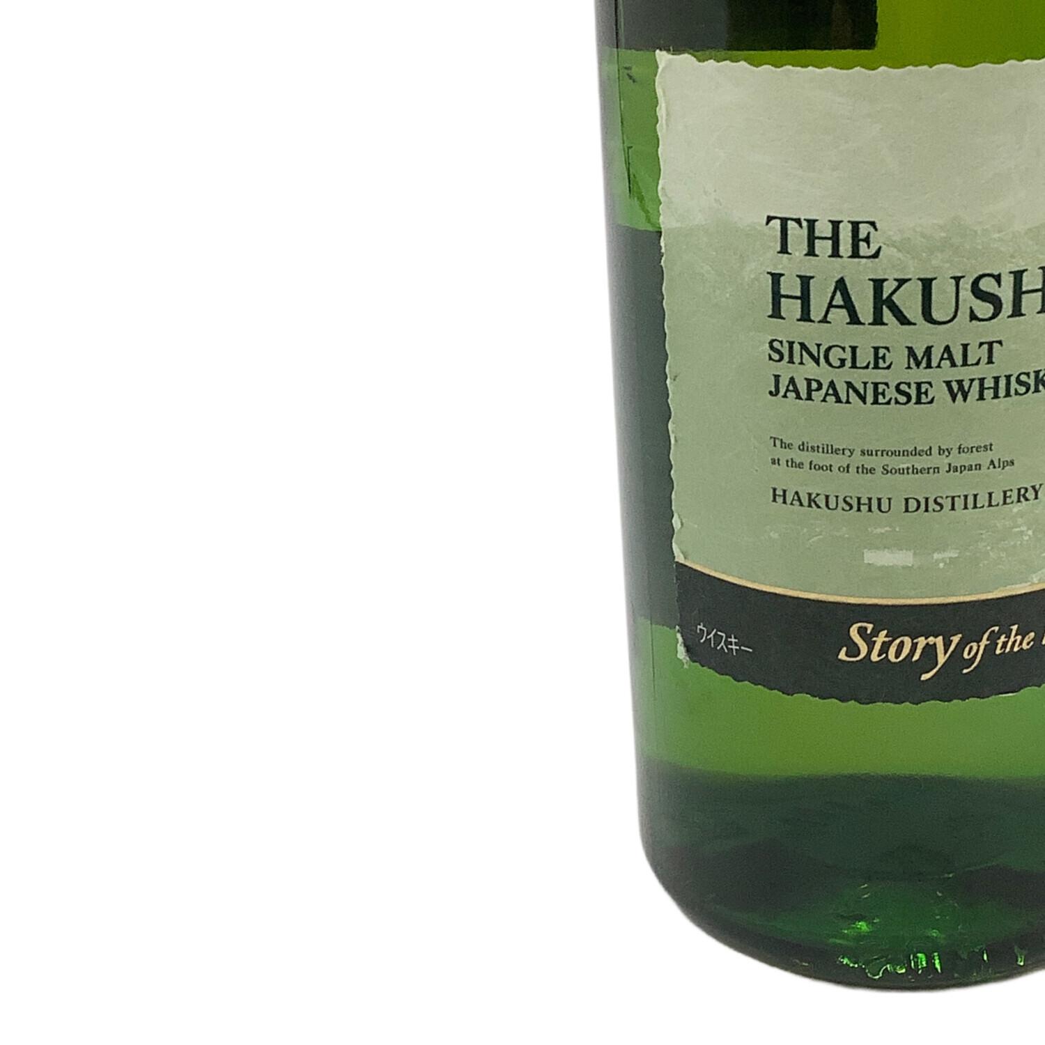 白州 (ハクシュウ) ジャパニーズウィスキー 700ml Story of the