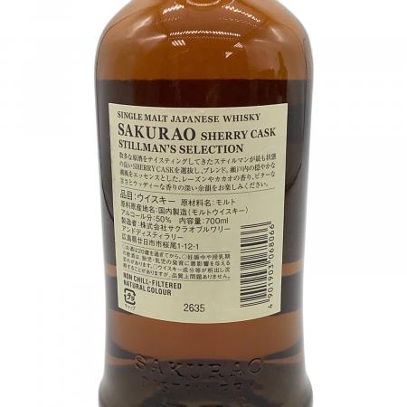 SAKURAO ジャパニーズウィスキー 700ml SHERRY CASK 未開封 広島