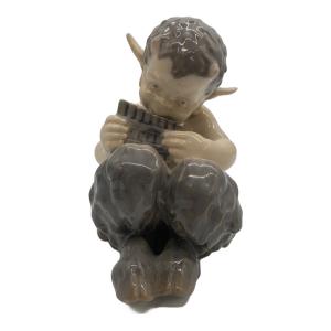 ROYAL COPENHAGEN (ロイヤル・コペンハーゲン) フィギュリン 1955年 @ Π パンフルートを吹くファウヌス 1736