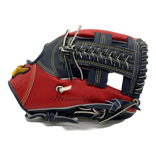 MIZUNO (ミズノ) グローブ ブルー×レッド グローブ MIZUNO PRO 内野用 右投げ 1AJGR97103