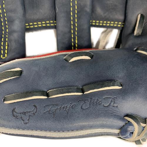 MIZUNO (ミズノ) グローブ ブルー×レッド グローブ MIZUNO PRO 内野用 右投げ 1AJGR97103