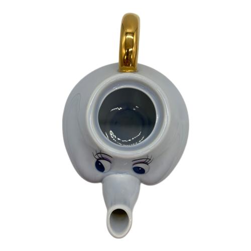 DISNEY (ディズニー) ティーポット 美女と野獣 ポット婦人 チップ ティーセット ティーポット1点 ティーカップ1点