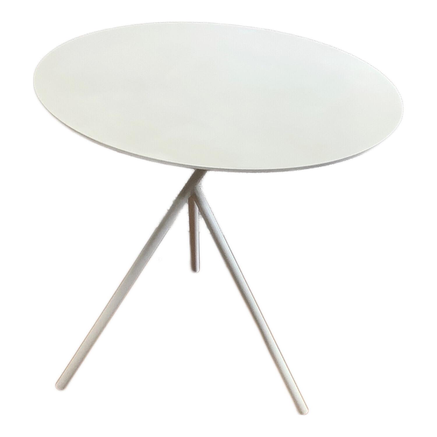 ACTUS (アクタス) サイドテーブル ホワイト @ Π 1点セット LUNA