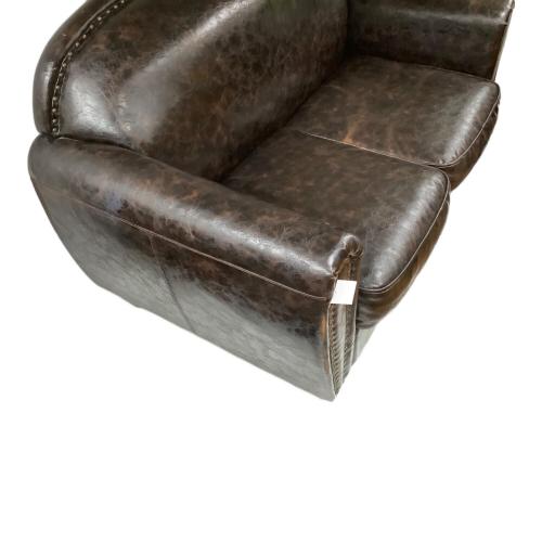 VINCENT (ヴィンセント) 2人掛けソファー ダークブラウン