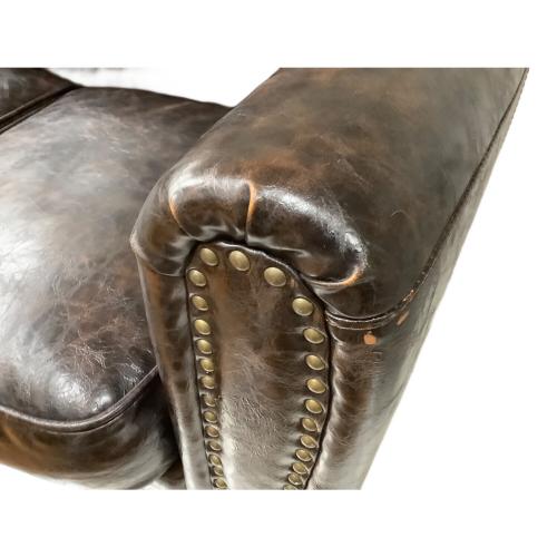 VINCENT (ヴィンセント) 2人掛けソファー ダークブラウン