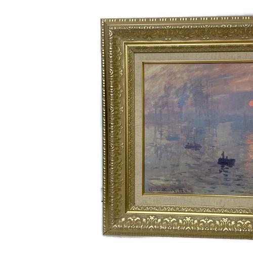 クロード・モネ 「印象・日の出」 プリハード複製画