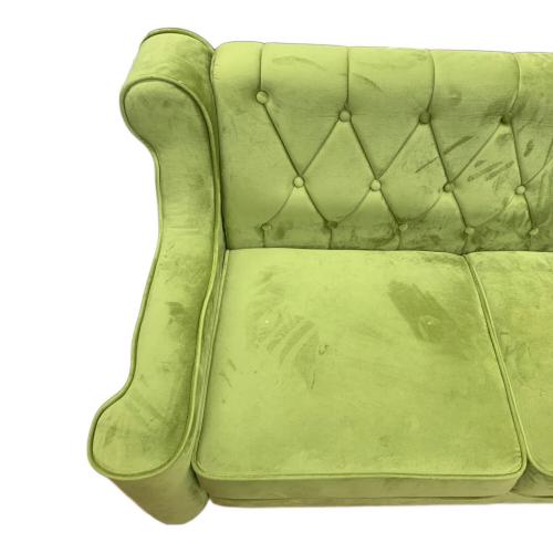 2人掛けソファー グリーン