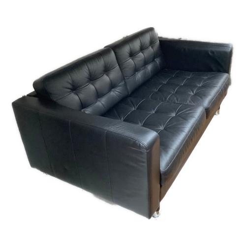 IKEA (イケア) 3人掛けソファー ブラック ランズクローナ