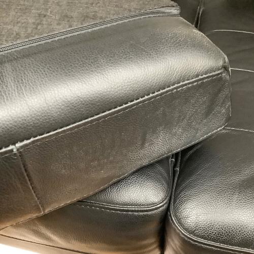 IKEA (イケア) 3人掛けソファー ブラック ランズクローナ