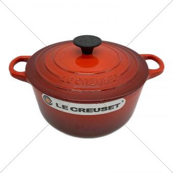 LE CREUSET (ルクルーゼ) 両手鍋 18cm ココット・ロンド