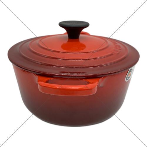 LE CREUSET (ルクルーゼ) 両手鍋 18cm ココット・ロンド