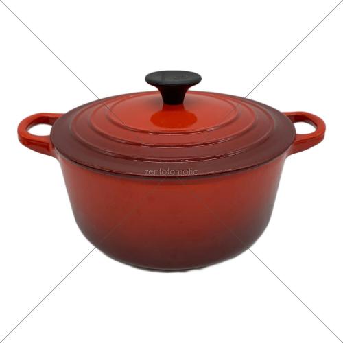 LE CREUSET (ルクルーゼ) 両手鍋 18cm ココット・ロンド