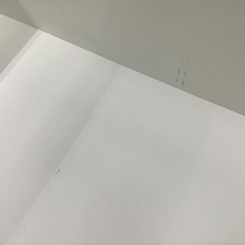 ニトリ キッチンカウンター 天板シート浮き アルミナ2