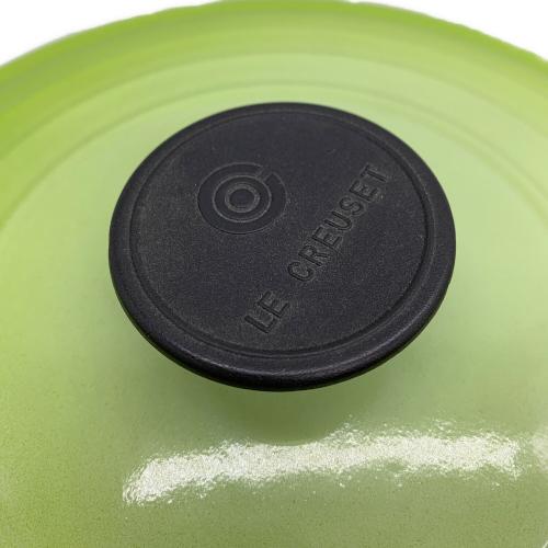 LE CREUSET (ルクルーゼ) 両手鍋 24cm 黄緑 ココット・ロンド