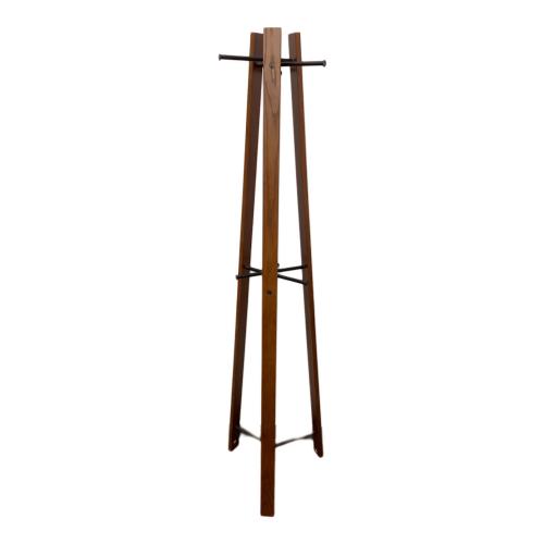 niko and ... FURNITURE & SUPPLY (ニコアンド ファニチャーアンドサプライ) ハンガーラック ブラウン×ブラック ウォルナット材 木製 スリム ハンガーラック