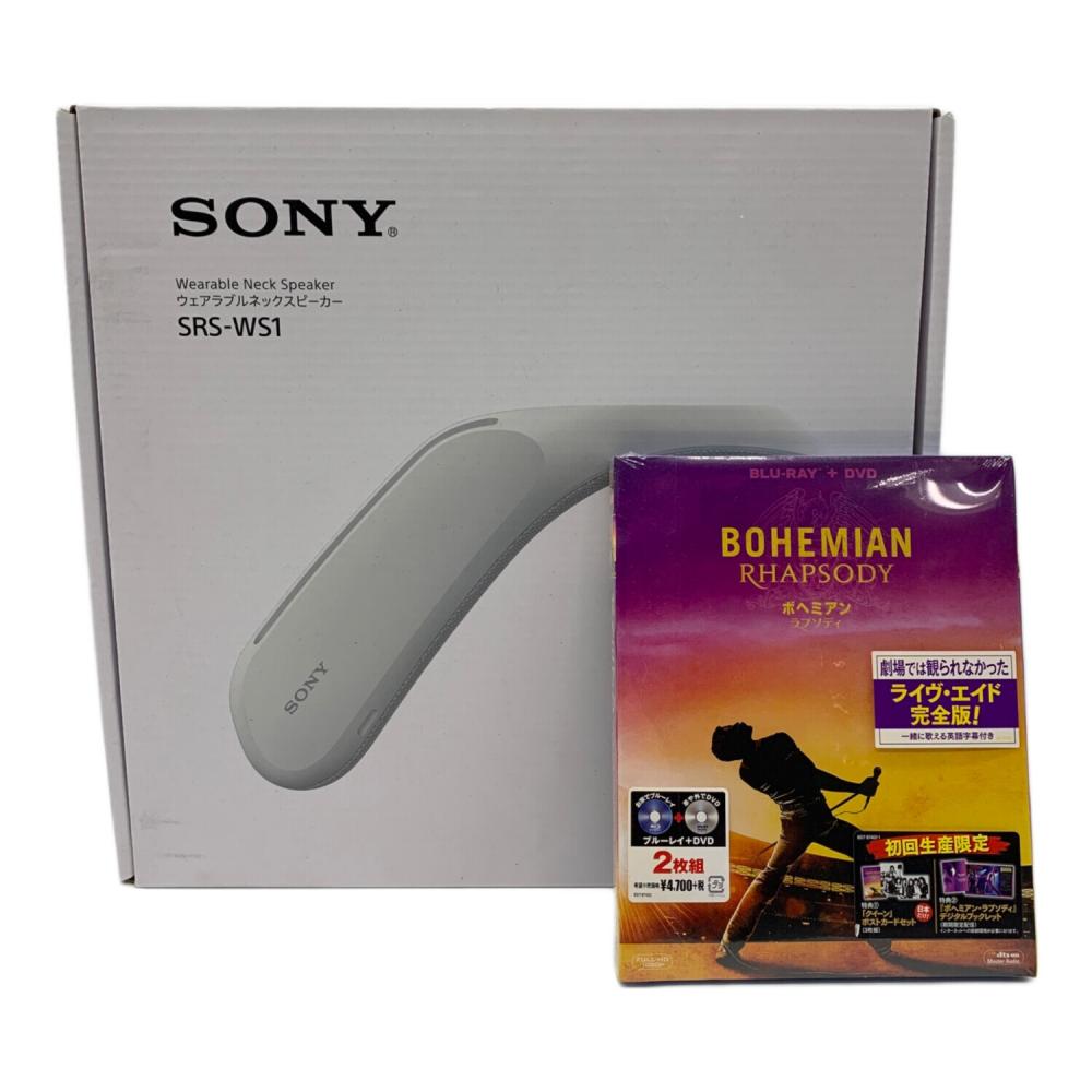 SONY SRS-WS1 ネックスピーカー ソニー 首かけ テレビ 美品 専用カバー付 未使用品】SONY SRS-WS1 ネックスピーカー SONY SRS-WS1