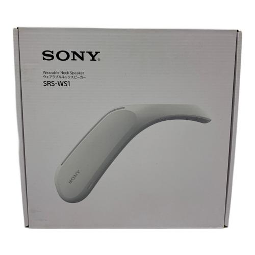 SONY (ソニー) ウェアラブルネックスピーカー＆DVDブルーレイセット SRS-WS1
