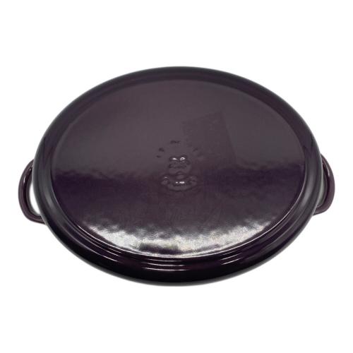 LE CREUSET (ルクルーゼ) 両手鍋 SIZE 25cm カシス トラディション ココット・オーバル