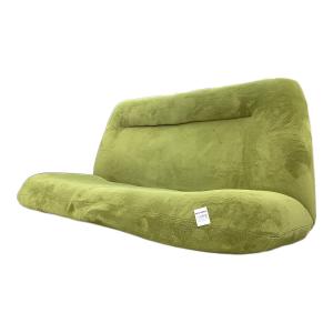 LOWYA (ロウヤ) リクライニングローソファー あぐらソファー ハイバック グリーン