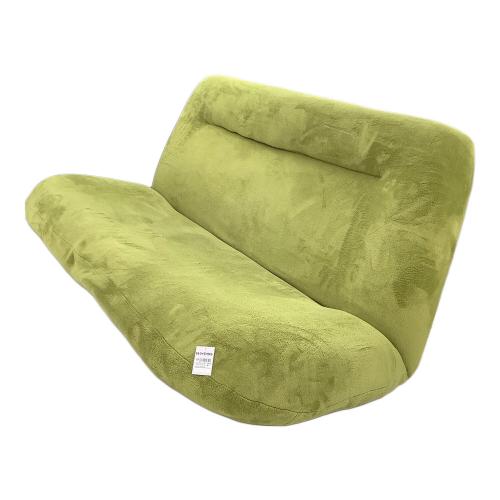 LOWYA (ロウヤ) リクライニングローソファー あぐらソファー ハイバック グリーン