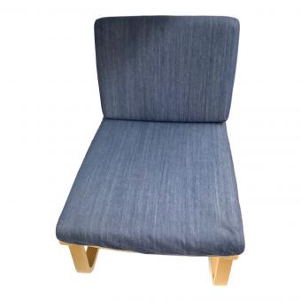 無印良品 (ムジルシリョウヒン) ソファチェア 14 ネイビー×ナチュラル リビングでもダイニングでもつかえるシリーズ