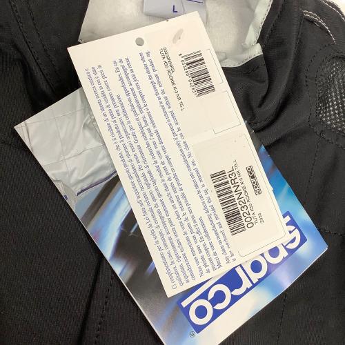 sparco (スパルコ) レーシングスーツ ROOKIE K-3 メンズ SIZE L ブラック