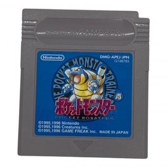 Nintendo (ニンテンドウ) ポケットモンスター青 ゲームボーイ用ソフト -