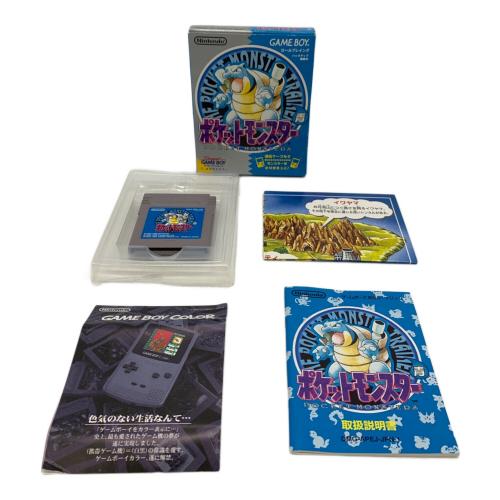 Nintendo (ニンテンドウ) ポケットモンスター青 ゲームボーイ用ソフト -