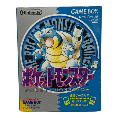 Nintendo (ニンテンドウ) ポケットモンスター青 ゲームボーイ用ソフト -