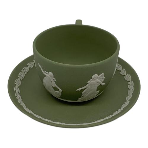 Wedgwood (ウェッジウッド) カップ&ソーサー ダンシングアワー グリーン ジャスパー