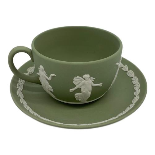 Wedgwood (ウェッジウッド) カップ&ソーサー ダンシングアワー グリーン ジャスパー