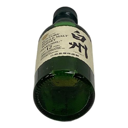 サントリー 白州 ジャパニーズウィスキー 12年 50ml