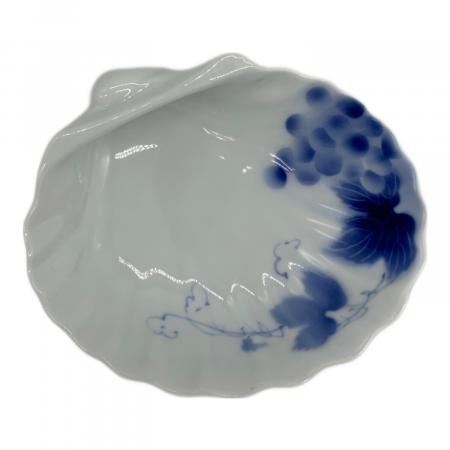 【招福・美品】白い風・深川製磁・貝文様・白皿・長方形5枚セット 深川製磁 (フカガワセイジ) 貝型皿セット ブルーワイナリー