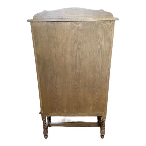 キャビネット アンティーク調 138 ブラウン